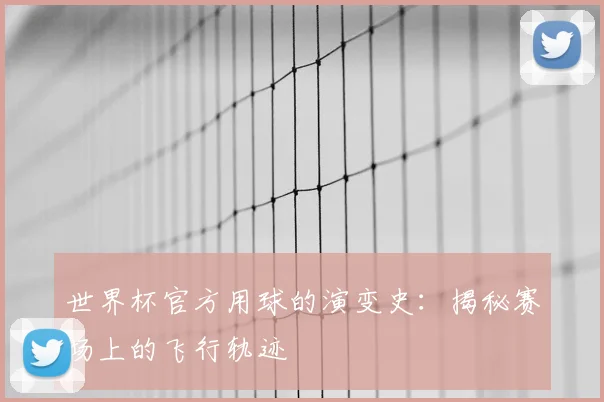 世界杯官方用球的演变史：揭秘赛场上的飞行轨迹